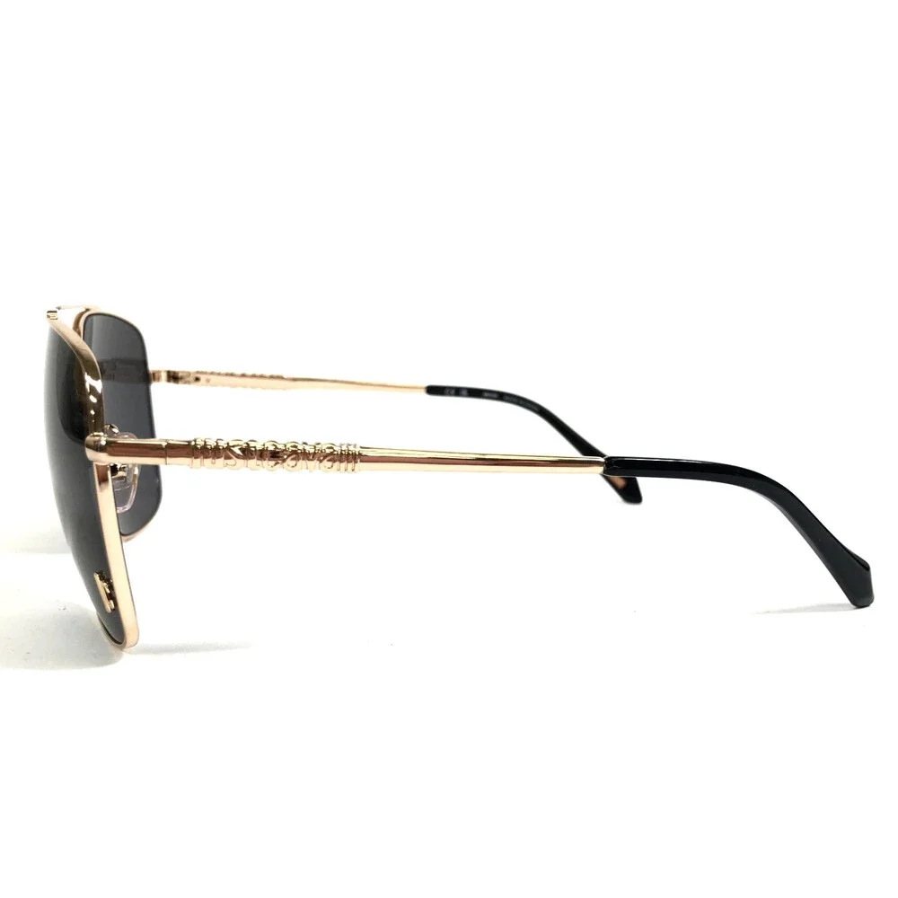 Just Cavalli Sunglasses SJC030K COL.0349 Gold Pilot Frames with Dark Gray Lenses